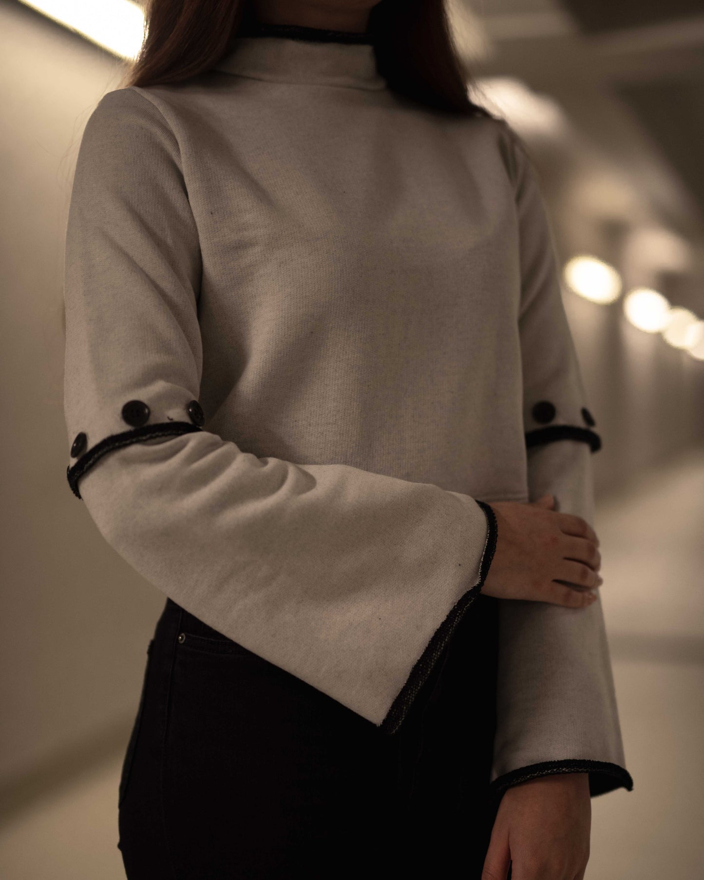 Ladies Sweater DAISY beige