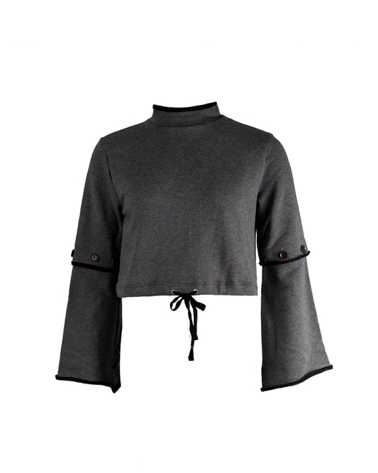 Ladies Sweater DAISY grey