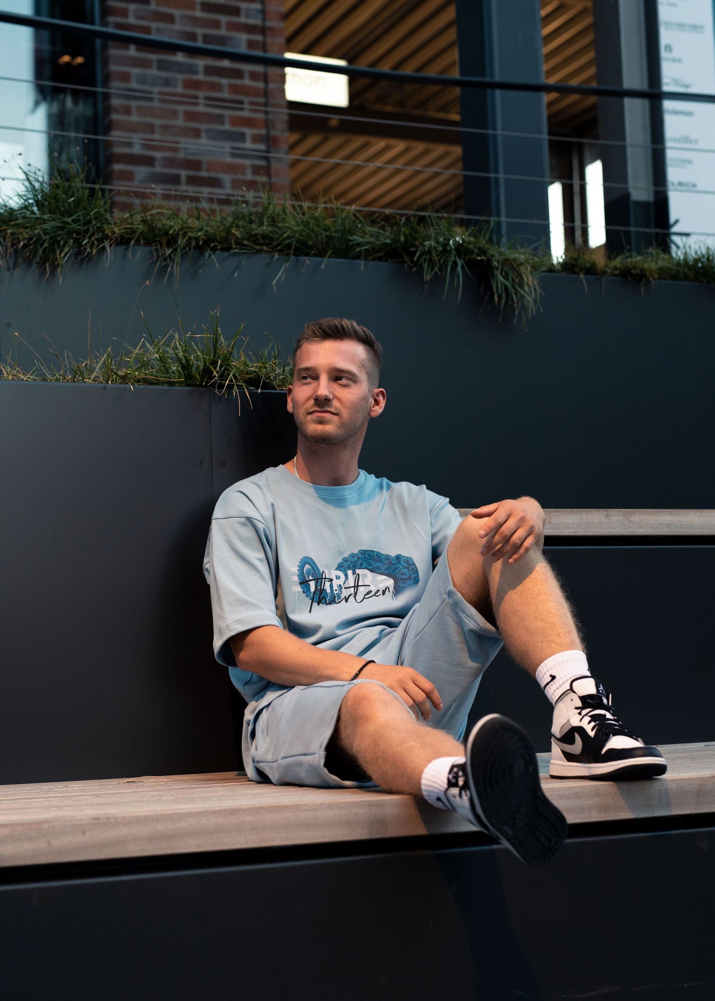 Shorts EMPIRE-THIRTEEN hellblau