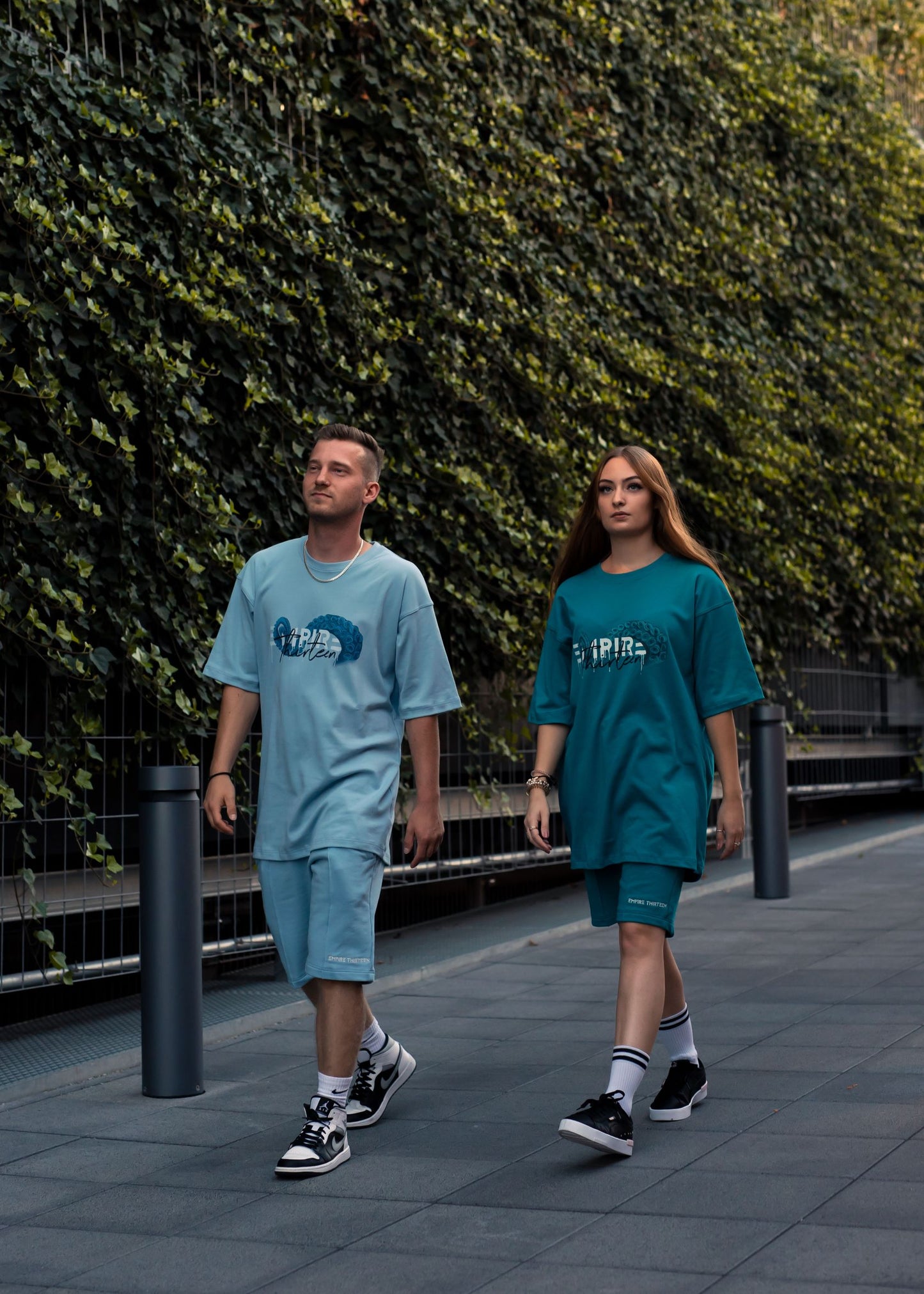 Shorts EMPIRE-THIRTEEN hellblau
