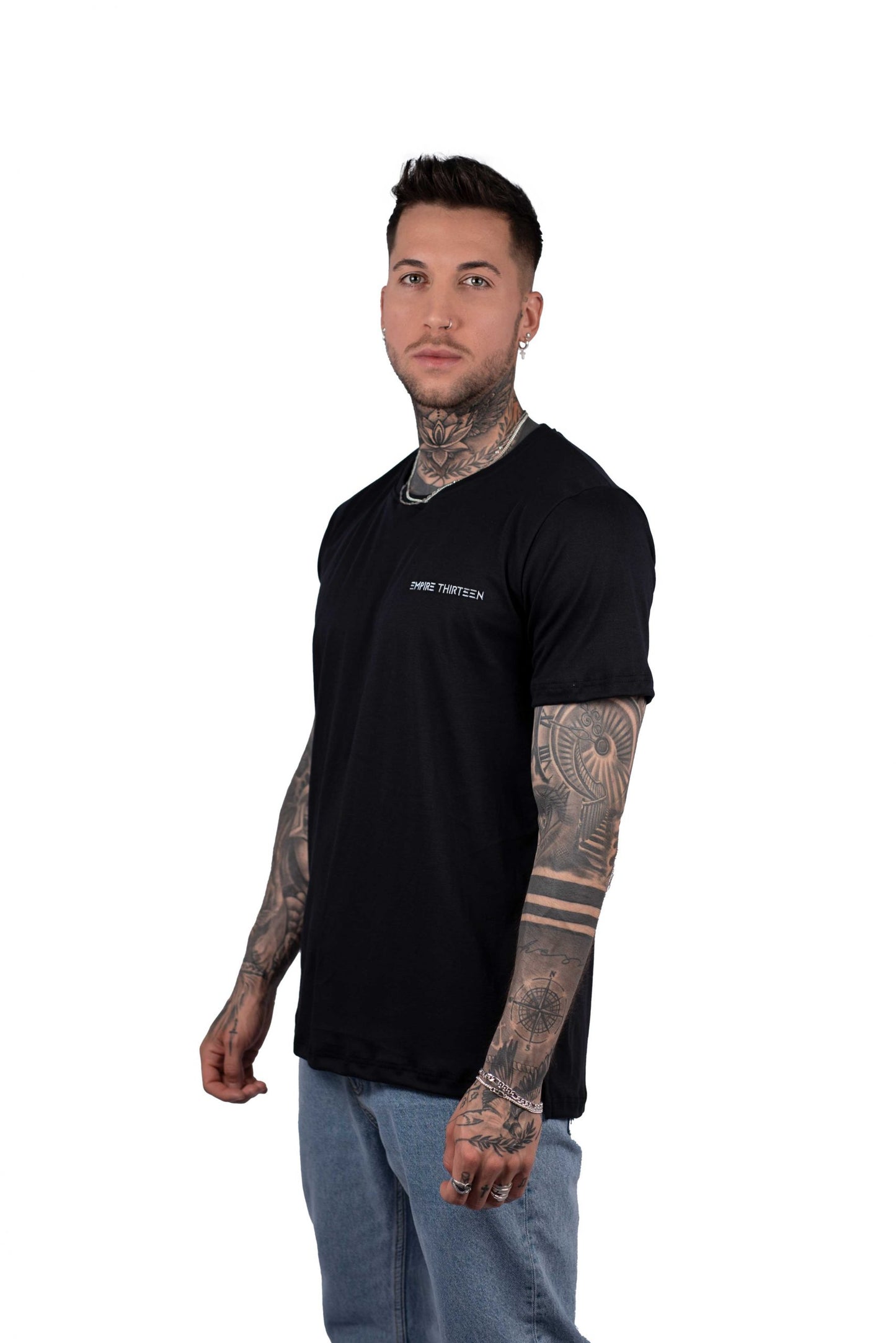 Chemise basique Homme EMPIRE-THIRTEEN noir