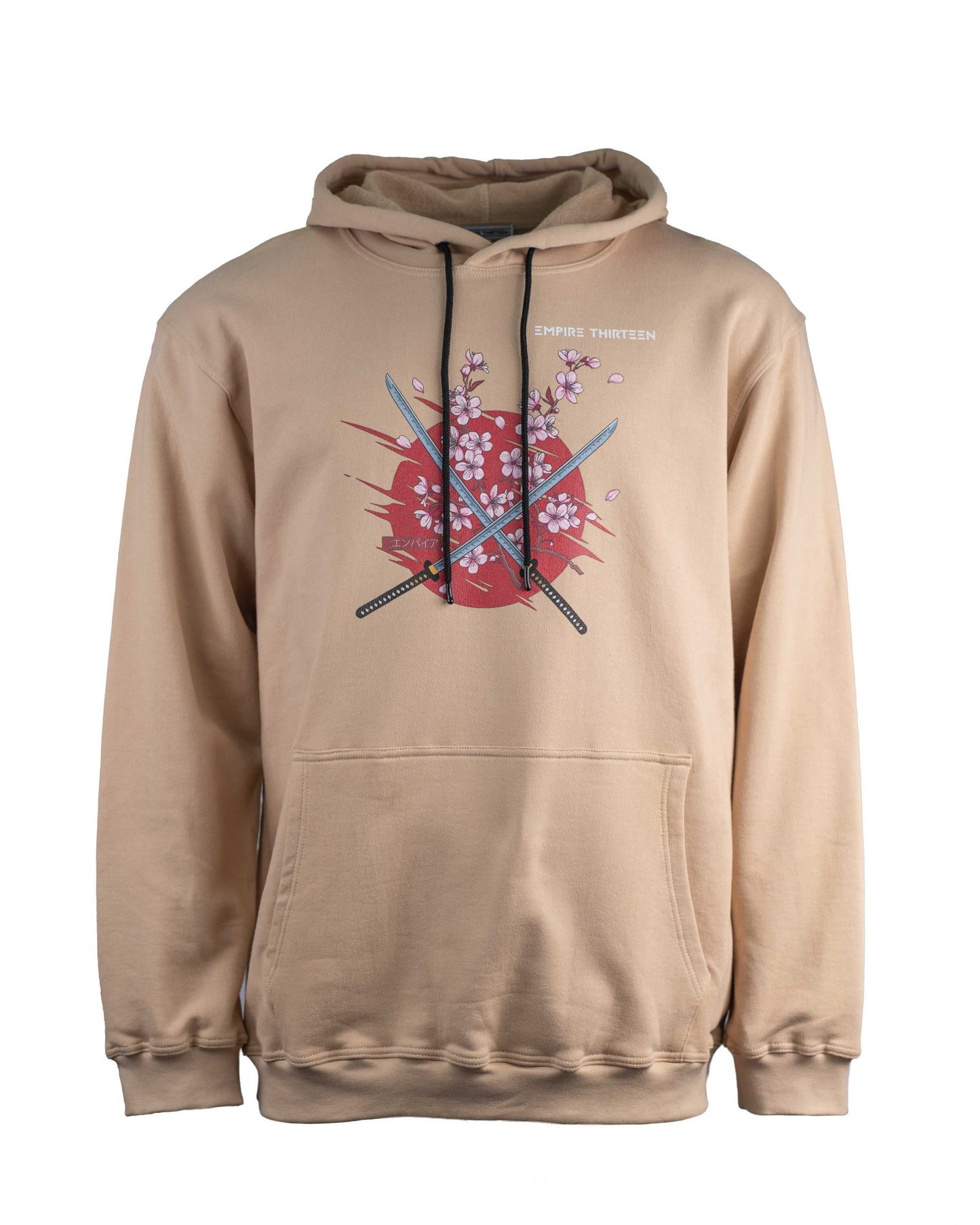 Sweat à capuche SAKURA beige