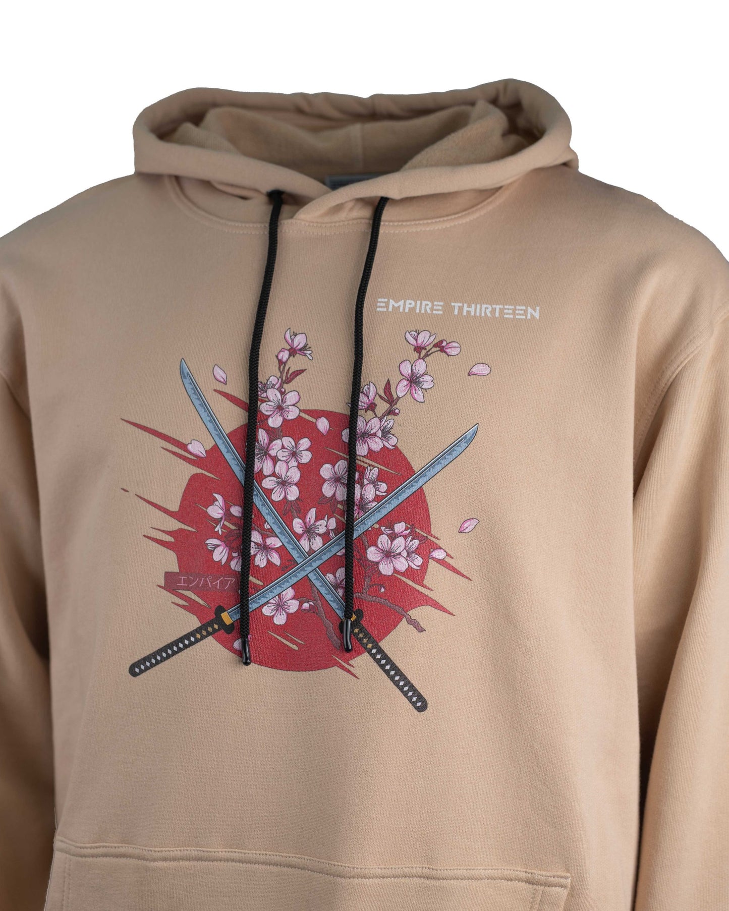 Sweat à capuche SAKURA beige