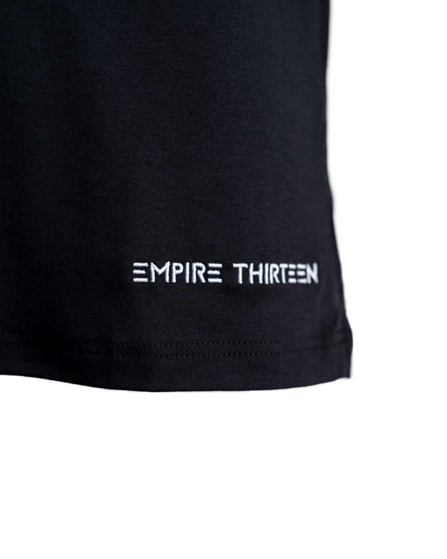 V-neck shirt ladies EMPIRE black