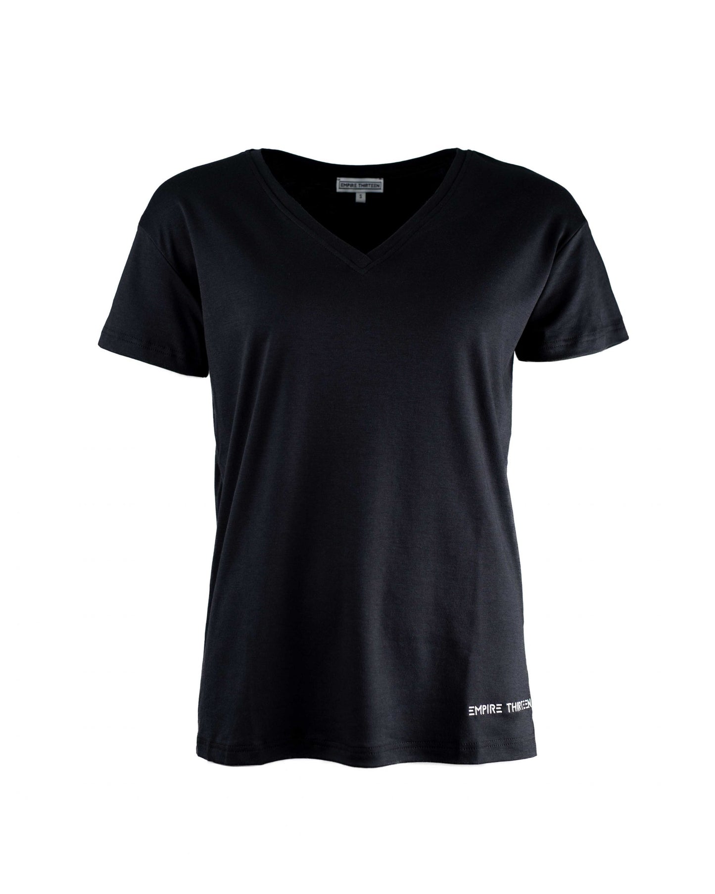 V-Neck Shirt Ladies EMPIRE schwarz